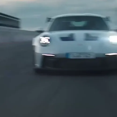 Porsche en carretera